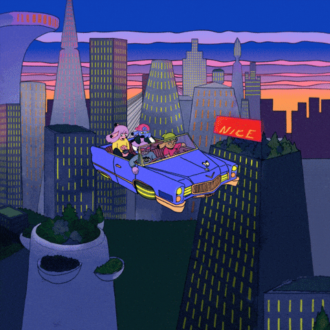 Car Flying From Play Nice Casamigos Video GIF