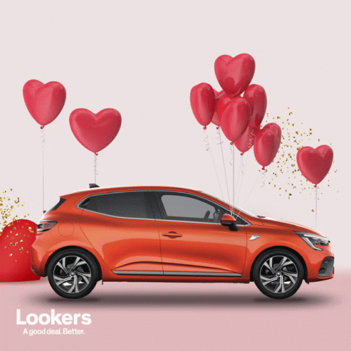 Car Heart Balloons Lookers A Good Deal Better GIF