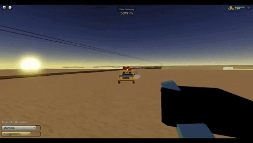 Car in Distance Video Game Screenshot