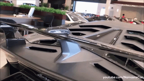 Car In Showroom With YouTube Namastecar GIF