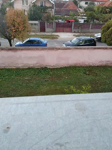 Car Parked On Roadside GIF