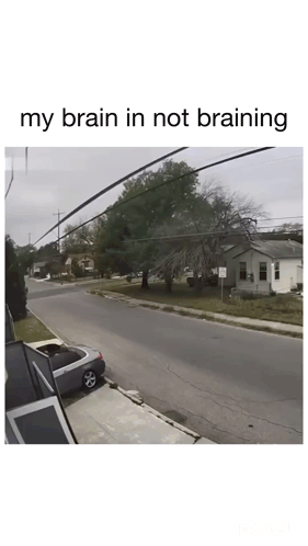 Car Parked With My Brain Not Braining
