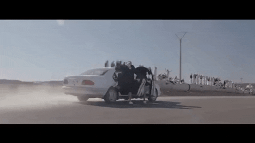 Car Passengers Drifting GIF