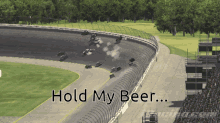 Car Racing Mishap Hold My Beer GIF