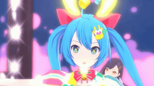 Car Saying Happy Birthday Miku
