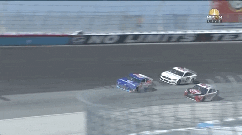 Car Spinning After Nascar Crash GIF