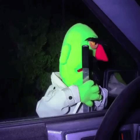 Car Thief Puppet Gag GIF