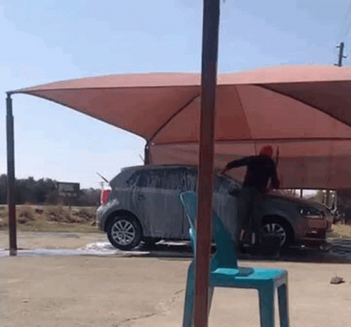 Grey Car Wash GIF