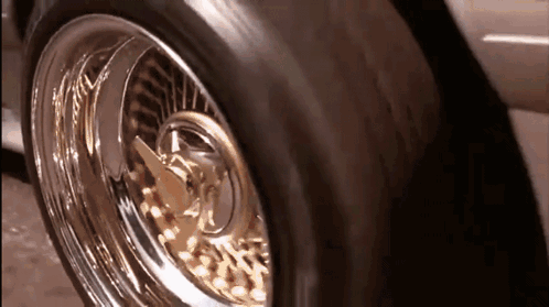 Car Wheel With Leopard Print