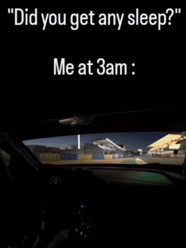 Car With Did You Get Sleep Text GIF