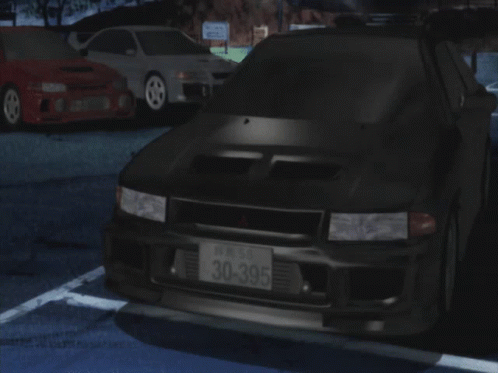Car With License Plate 30-395 Parked