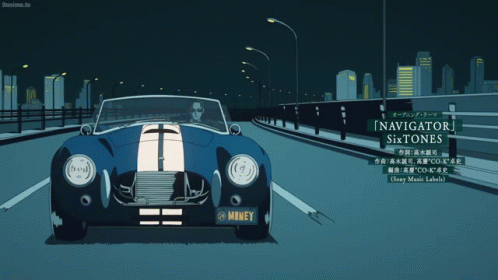 Car With Money License Plate Driving GIF