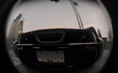 Car with Need4spd License Plate