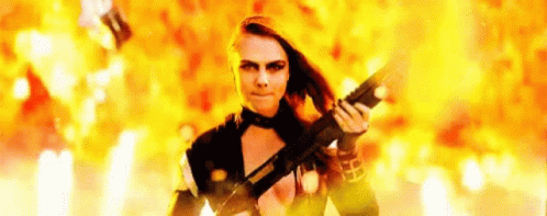 Cara Delevigne This Girl Is On Fire GIF