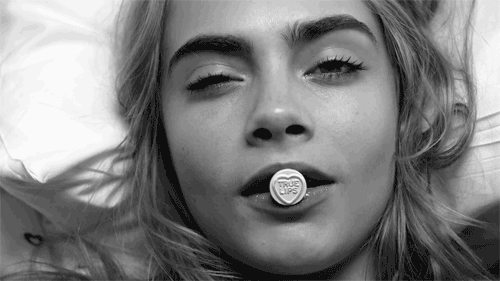Cara Delevinge Eyebrows Up GIF
