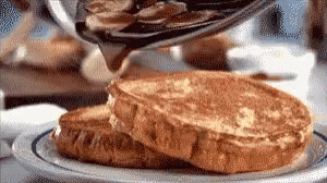 Caramelized Banana French Toast GIF