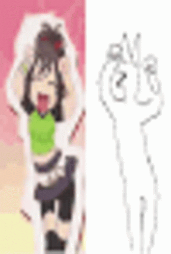Happy Anime Dancing Caramelldansen GIF