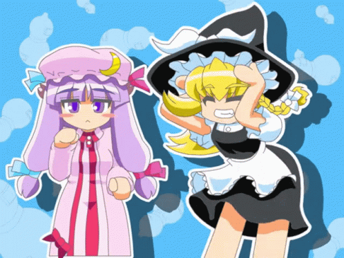 Marisa Kirisame Swaying Caramelldansen GIF