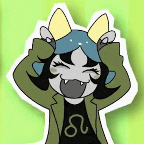 Cute Anime Big Smile Dancing Caramelldansen GIF