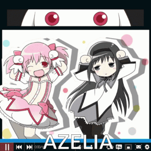 Caramelldansen Azelia Twins Swinging GIF