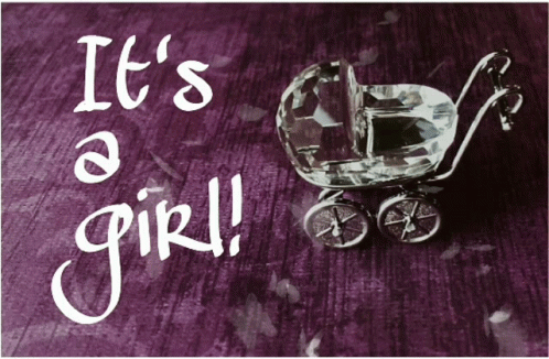 Card Saying It's a Girl