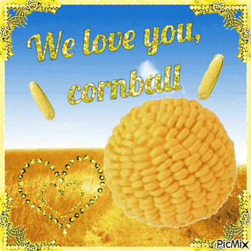 Card Saying We Love You Cornball