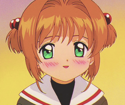 Cardcaptor Sakura Anime Girl Blush GIF