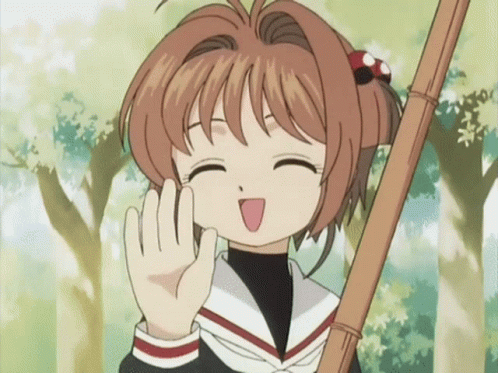 Cardcaptor Sakura Anime Waving Hello GIF