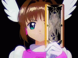 Cardcaptor Sakura Calling Clow Card GIF