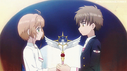 Cardcaptor Sakura Cute Anime Couple Photo GIF