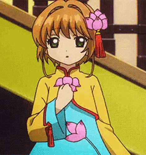 Cardcaptor Sakura Kimono Japanese Dress GIF
