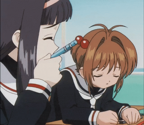 Cardcaptor Sakura Sleepy With Tomoyo GIF