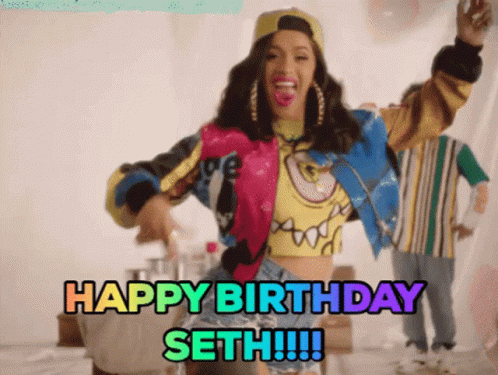 Cardi B Happy Birthday Dancing GIF