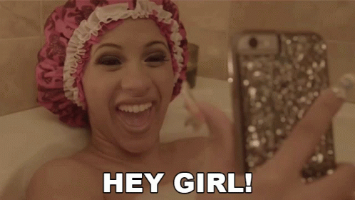 Cardi B Hey Girl GIF