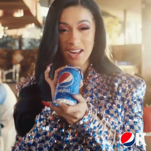 Cardi B Okurrr Pepsi GIF