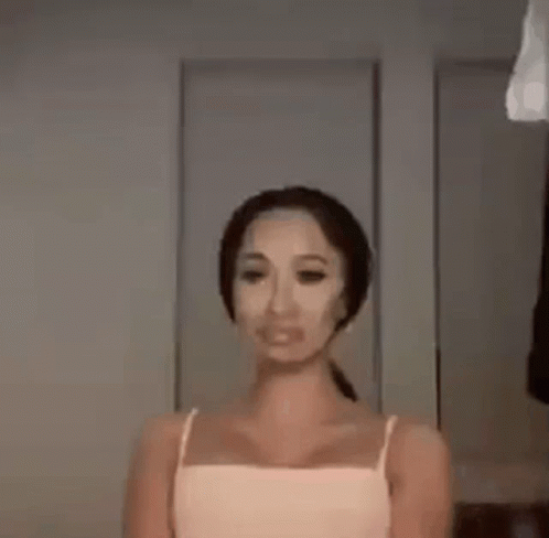 Cardi B Side Eye Look GIF