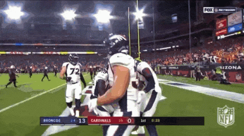 Cardinals Vs Broncos Football Game GIF