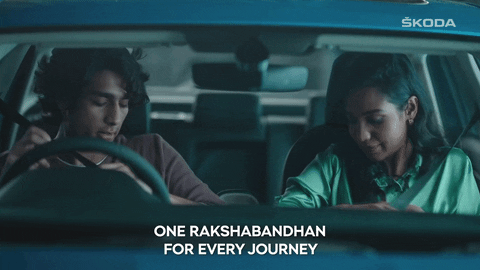 Carefully Tied Rakhi In Every Journey GIF