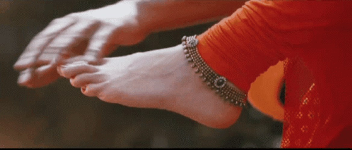 Caressing Feet GIF