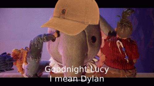 Carhartt Hat on Stuffed Elephant