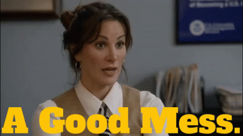 Carina Deluca Good Hot Mess GIF