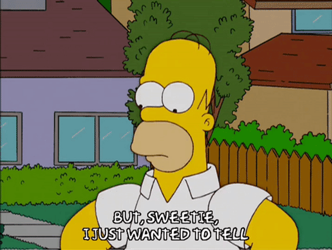 Caring Dad Homer Simpson Consoling Lisa GIF