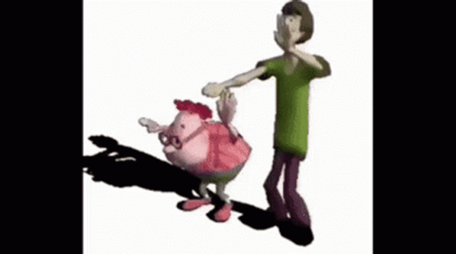 Carl And Shaggy Dancing Meme GIF