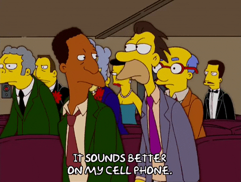 Carl Carlson Sounds Better On My Phone GIF