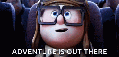 Carl Fredricksen Up Adventure GIF
