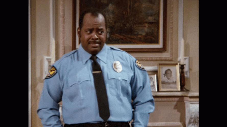 Carl Winslow Nervous Laugh GIF