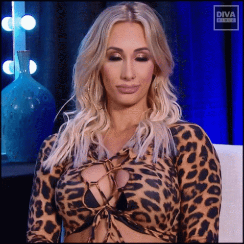 Carmella Leah Van Dale Is Unamused GIF