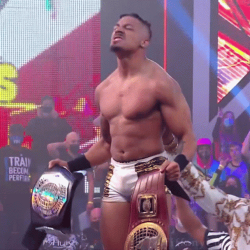 Carmelo Hayes Champion GIF