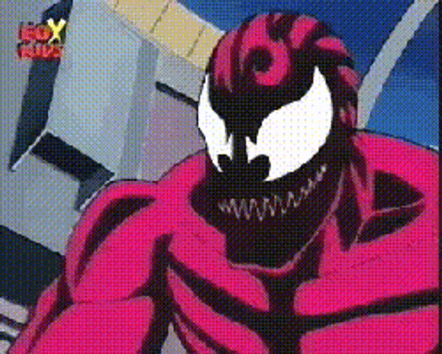 Carnage Mask Reveal Comic Cartoon GIF 
