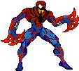 Carnage Panting Spiderman Villain GIF